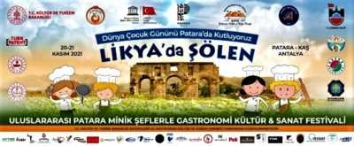 Uluslararası Patara Minik Şeflerle Gastronomi Kültür ve Sanat Festivali
